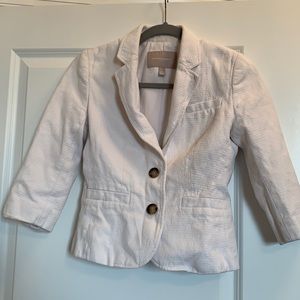 Banana Republic white blazer
